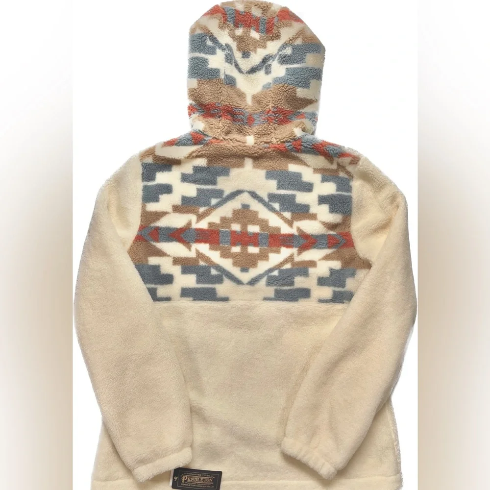 Pendleton Women’s Plush Fully Lined Fleece Jacket Hoodie Brand New - Picture 3 of 5
